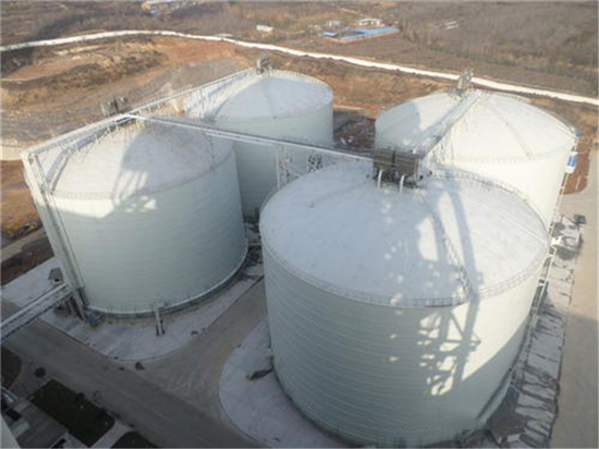 柳州5000吨立式粉煤灰储存罐